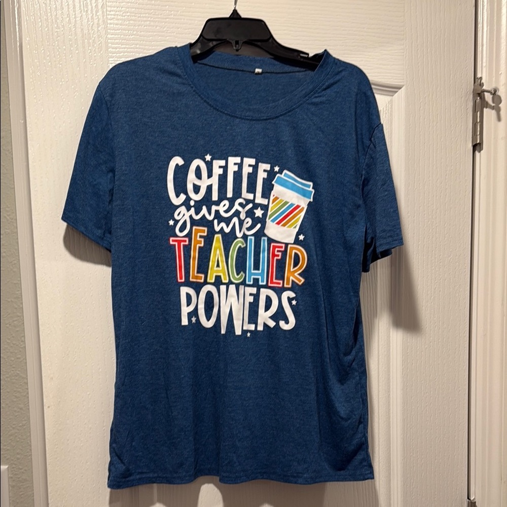 Blue Teacher Tee